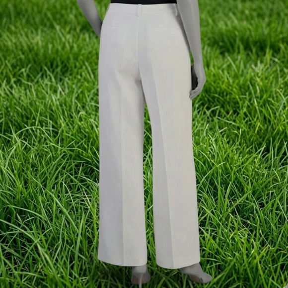 Bar III Wide Leg White Ponte Women's Dress Pants Size Petite Small - Picture 2 of 7